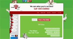 Desktop Screenshot of lonelypetsclub.com.au